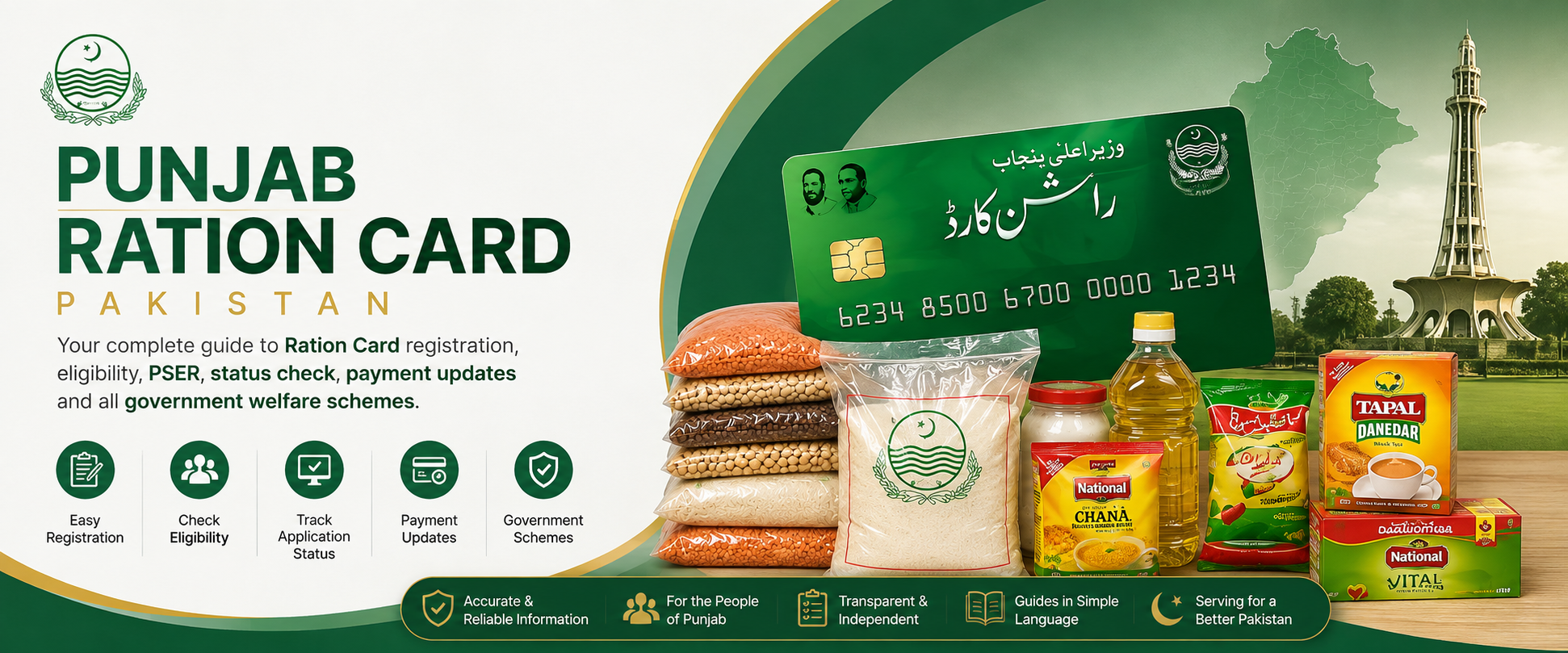 Ration Card Pakistan Homepage